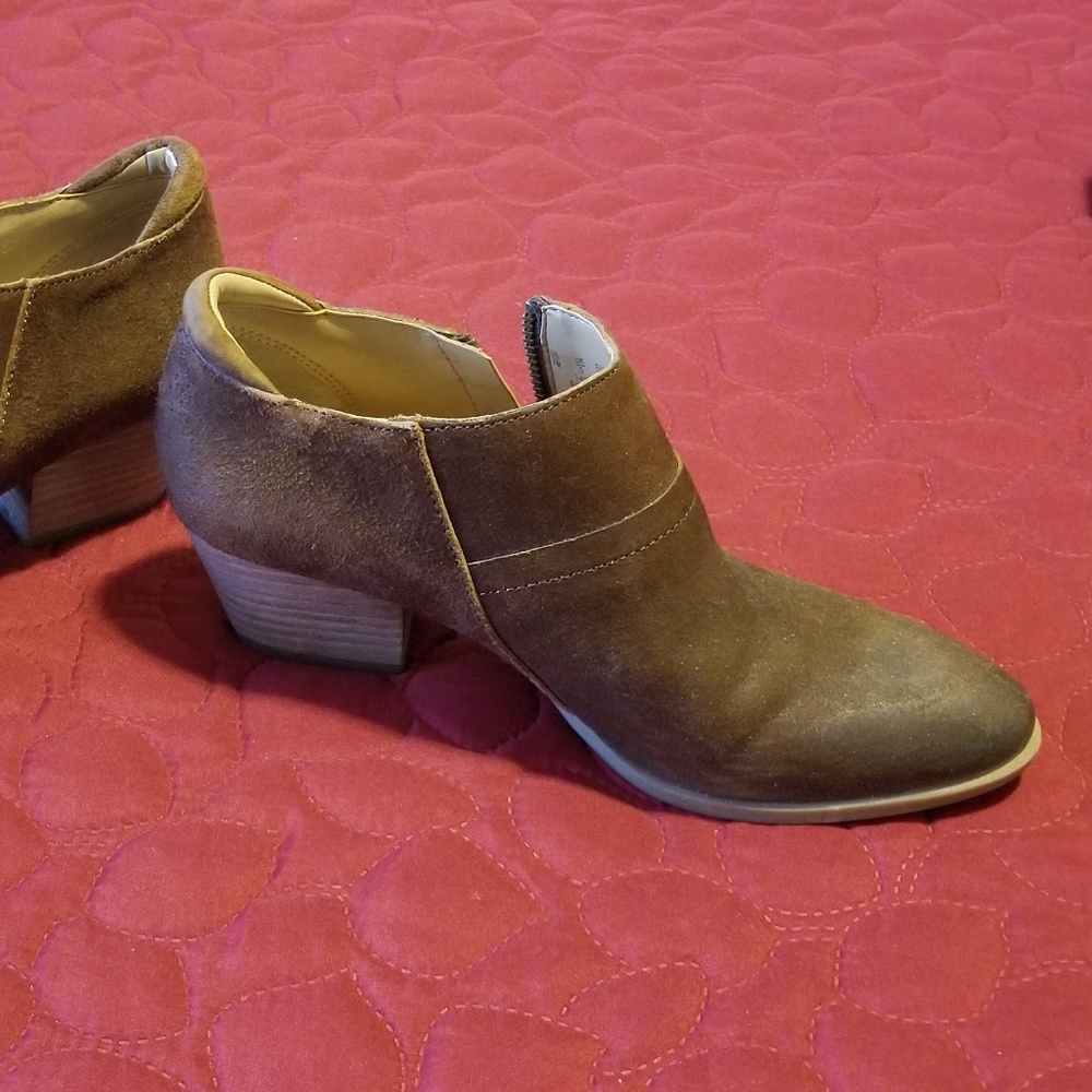 Franco Sarto brown booties